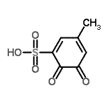 CAS#: 773028-46-9, 3-Methyl-5,6-dioxo-1,3-cyclohexadiene-1-sulfonic acid