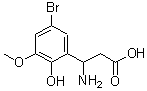 CAS#: 773122-63-7, 3-amino-3-(5-bromo-2-hydroxy-3-methoxy-phenyl)propanoic acid