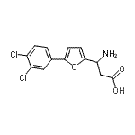 CAS#: 773125-94-3, 3-amino-3-[5-(3,4-dichlorophenyl)-2-furyl]propanoic acid