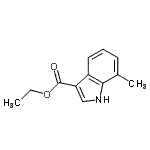 CAS#: 773128-82-8, Ethyl 7-methyl-1H-indole-3-carboxylate