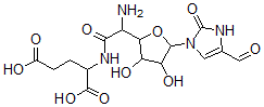 CAS#: 77368-62-8, 2-[[2-Amino-2-[5-(4-Formyl-2-Oxo-3H-Imidazol-1-Yl)-3,4-Dihydroxyoxolan-2-Yl]Acetyl]Amino]Pentanedioic Acid
