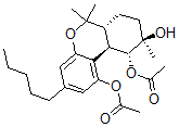 CAS#: 77369-37-0, [(6aR,9R,10R,10aR)-1-Acetyloxy-9-Hydroxy-6,6,9-Trimethyl-3-Pentyl-7,8,10,10a-Tetrahydro-6aH-Benzo[c]Chromen-10-Yl] Acetate