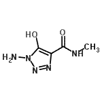 CAS#: 773833-57-1, 1-Amino-5-hydroxy-N-methyl-1H-1,2,3-triazole-4-carboxamide