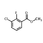 CAS#: 773874-05-8, Methyl 3-chloro-2-fluorobenzoate