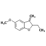 CAS#: 773880-72-1, 2-Ethyl-5-methoxy-3-methylene-2,3-dihydro-1-benzofuran