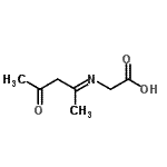 CAS 登录号：774143-38-3， (E)-N-(4-氧代-2-戊烷亚基)甘氨酸