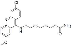 CAS 登录号：77420-94-1， 8-[(6-氯-2-甲氧基吖啶-9-基)氨基]辛酰胺