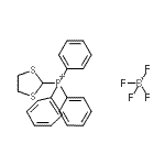 CAS 登录号：77432-49-6， 1,3-二噻戊环-2-基(三苯基)鏻四氟硼酸盐