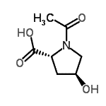 CAS 登录号：77449-97-9， (4S)-1-乙酰基-4-羟基-D-脯氨酸