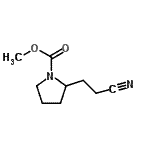 CAS#: 774581-23-6, Methyl 2-(2-cyanoethyl)-1-pyrrolidinecarboxylate