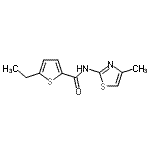 CAS#: 774588-42-0, 5-Ethyl-N-(4-methyl-1,3-thiazol-2-yl)-2-thiophenecarboxamide