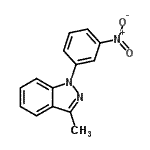 CAS 登录号：7746-35-2， 3-甲基-1-(3-硝基苯基)-1H-吲唑