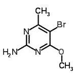 CAS#: 7749-55-5, 5-Bromo-4-methoxy-6-methyl-2-pyrimidinamine