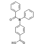 CAS#: 77495-80-8, 4-[Benzoyl(phenyl)amino]benzoic acid