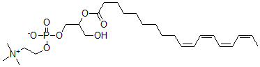 CAS#: 77518-34-4, [3-Hydroxy-2-[(10Z,12Z,14Z,16Z)-Octadeca-10,12,14,16-Tetraenoyl]Oxypropyl] 2-Trimethylazaniumylethyl Phosphate