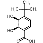 CAS#: 775267-87-3, (5S,6R)-5,6-Dihydroxy-4-(2-methyl-2-propanyl)-1,3-cyclohexadiene-1-carboxylic acid