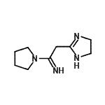 CAS#: 775527-25-8, 2-(4,5-Dihydro-1H-imidazol-2-yl)-1-(1-pyrrolidinyl)ethanimine