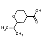 CAS#: 77554-89-3, 2-Isopropyltetrahydro-2H-pyran-4-carboxylic acid