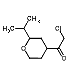 CAS#: 77554-96-2, 2-Chloro-1-(2-isopropyltetrahydro-2H-pyran-4-yl)ethanone