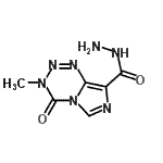 CAS#: 775573-28-9, 3-Methyl-4-oxo-3,4-dihydroimidazo[5,1-d][1,2,3,5]tetrazine-8-carbohydrazide