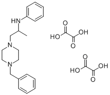 CAS#: 77562-90-4, alpha-Methyl-N-Phenyl-4-(Phenylmethyl)-1-Piperazineethanamine Ethanedioate (1:2)