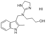 CAS#: 77587-73-6, 3-[4,5-Dihydro-1H-Imidazol-2-Yl-[(2-Methyl-1H-Indol-3-Yl)Methyl]Amino]Propan-1-Ol Hydroiodide