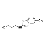 CAS#: 77595-12-1, 3-[(5-Methyl-1,3-benzothiazol-2-yl)amino]-1-propanol