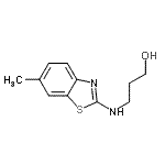 CAS#: 77595-19-8, 3-[(6-Methyl-1,3-benzothiazol-2-yl)amino]-1-propanol