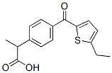 CAS#: 77614-41-6, 2-[4-(5-Ethylthiophene-2-Carbonyl)Phenyl]Propanoic Acid