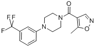 CAS#: 776270-75-8, (5-Methyl-4-Isoxazolyl)[4-[3-(Trifluoromethyl)Phenyl]-1-Piperazinyl]-Methanone