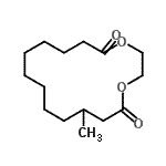 CAS#: 77633-47-7, 7-Methyl-1,4-dioxacyclohexadecane-5,16-dione