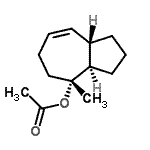 CAS#: 776334-93-1, (3aR,4R,8aS)-4-Methyl-1,2,3,3a,4,5,6,8a-octahydro-4-azulenyl acetate