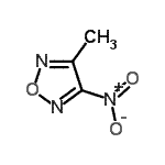 CAS#: 77666-53-6, 3-Methyl-4-nitro-1,2,5-oxadiazole