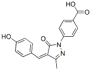 CAS#: 77666-73-0, 4-[3-Methyl-5-Oxo-4-[(4-Oxo-1-Cyclohexa-2,5-Dienylidene)Methyl]-2H-Pyrazol-1-Yl]Benzoic Acid