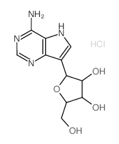 CAS#: 77691-03-3, 2-(4-Amino-5H-Pyrrolo[5,4-e]Pyrimidin-7-Yl)-5-(Hydroxymethyl)Oxolane-3,4-Diol Hydrochloride