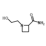 CAS#: 77693-00-6, 1-(2-Hydroxyethyl)-2-azetidinecarboxamide