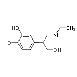 CAS 登录号：776996-11-3， 4-[1-(乙基氨基)-3-羟基-2-丙基]-1,2-苯二酚