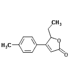 CAS 登录号：777059-69-5， 5-乙基-4-(4-甲基苯基)-2(5H)-呋喃酮