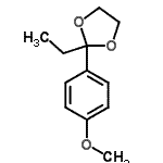 CAS 登录号：777063-45-3， 2-乙基-2-(4-甲氧基苯基)-1,3-二氧戊环