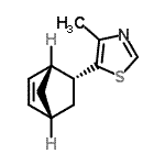 CAS#: 777092-61-2, 5-[(1R,2R,4R)-Bicyclo[2.2.1]hept-5-en-2-yl]-4-methyl-1,3-thiazole