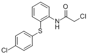 CAS 登录号：77711-81-0， 2-氯-N-[2-(4-氯-苯基巯基)-苯基]-乙酰胺