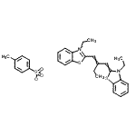 CAS#: 77737-19-0, 3-Ethyl-2-{2-[(3-ethyl-1,3-benzothiazol-2(3H)-ylidene)methyl]-1-buten-1-yl}-1,3-benzothiazol-3-ium 4-methylbenzenesulfonate