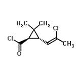 CAS#: 77748-14-2, (1R,3R)-3-[(1Z)-2-Chloro-1-propen-1-yl]-2,2-dimethylcyclopropanecarbonyl chloride