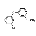 CAS#: 77782-71-9, 2-Chloro-6-(3-methoxyphenoxy)pyrazine