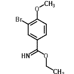CAS 登录号：777828-03-2， 乙基3-溴-4-甲氧基苯甲亚氨酸酯