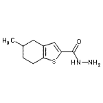 CAS#: 777880-70-3, 5-Methyl-4,5,6,7-tetrahydro-1-benzothiophene-2-carbohydrazide