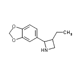 CAS#: 777888-45-6, 2-(1,3-Benzodioxol-5-yl)-3-ethylazetidine