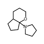 CAS#: 77806-41-8, 1-(Hexahydrocyclopenta[b]pyran-7a(2H)-yl)pyrrolidine