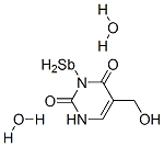 CAS#: 77824-42-1, Antimony 5-(Hydroxymethyl)-1H-Pyrimidine-2,4-Dione Dihydrate