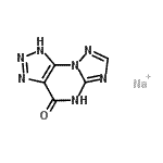 CAS#: 77862-96-5, 1H-[1,2,4]Triazolo[1,5-a]-1,2,3-triazolo[4,5-e]pyrimidin-4(5H)-one, sodium salt (1:1)
